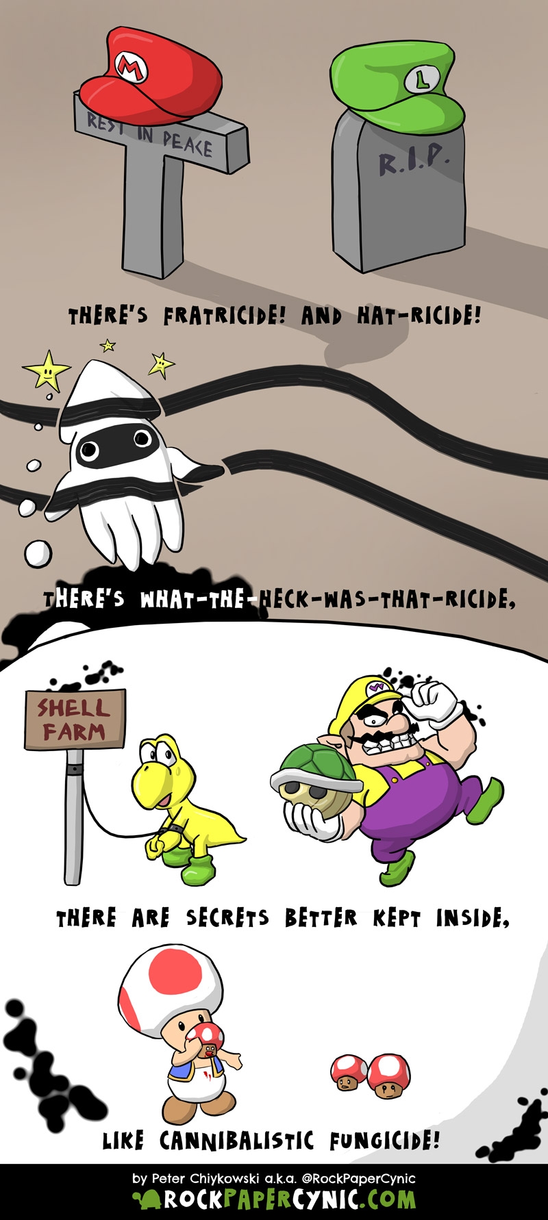 One Shell, Two Shell, Red Shell, Blue Shell (Mario Kart Parody P. IV) Dr. Seuss talks about how Mario Kart violence is ridiculous, Wario is malicious, and Toad is a cannibal