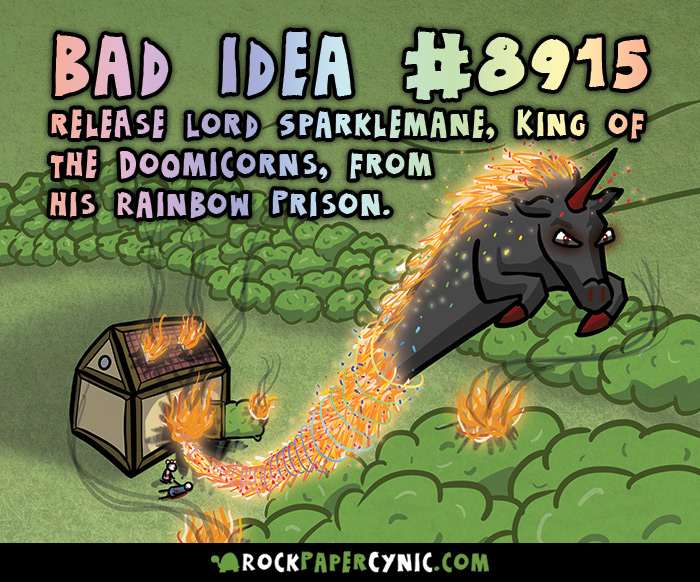 we see what happens when we release Lord Sparklemane, King of the Doomicorns