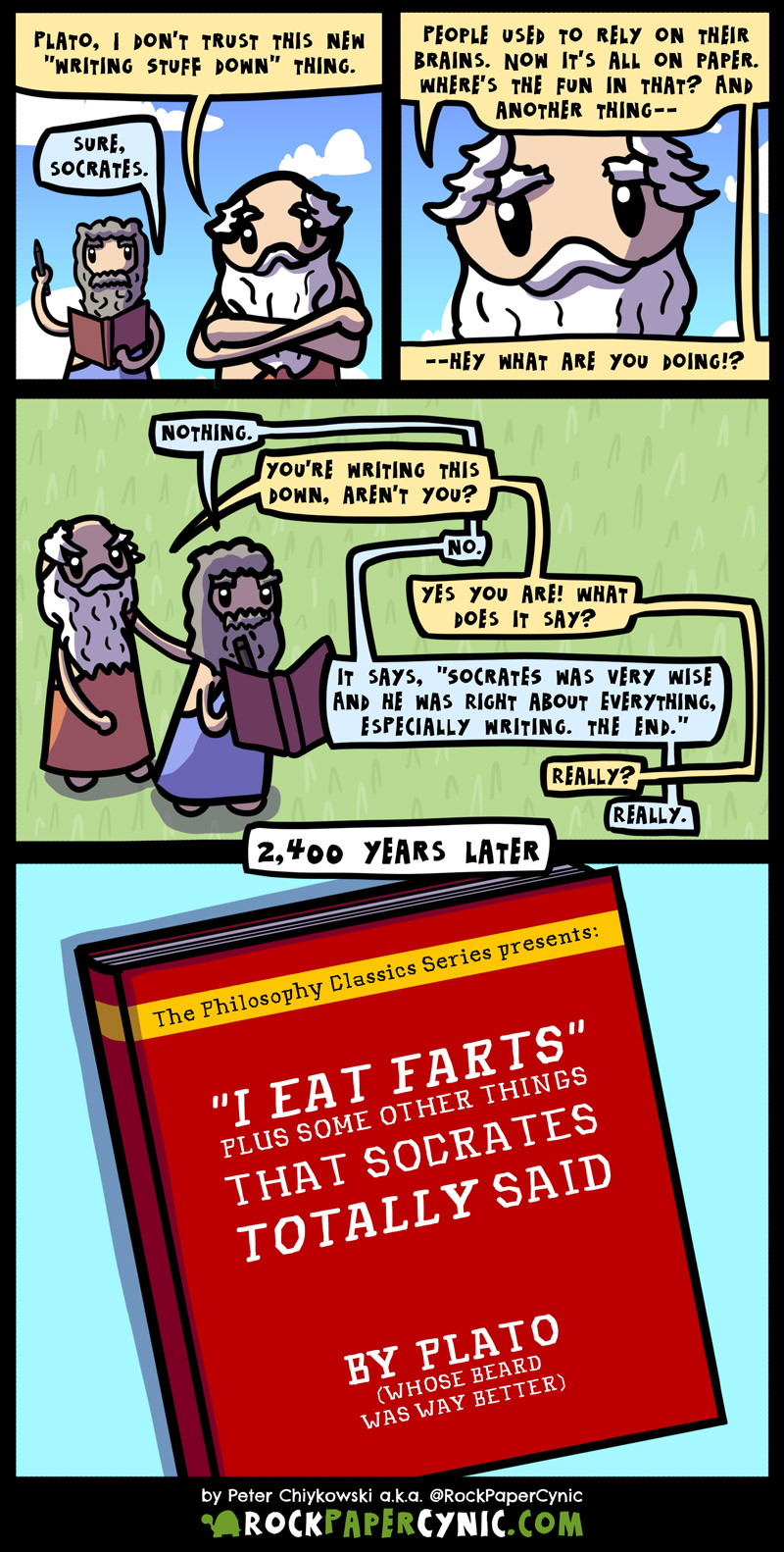 This is why you never trust a Greek philosopher Socrates and Plato battle it out over whether or not writing things down is a good idea SURPRISE it totally is!