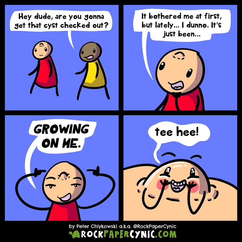 How I deal with questions about my embarrassing body growths we look at what you can say if someone asks you about an embarrassing growth on your body