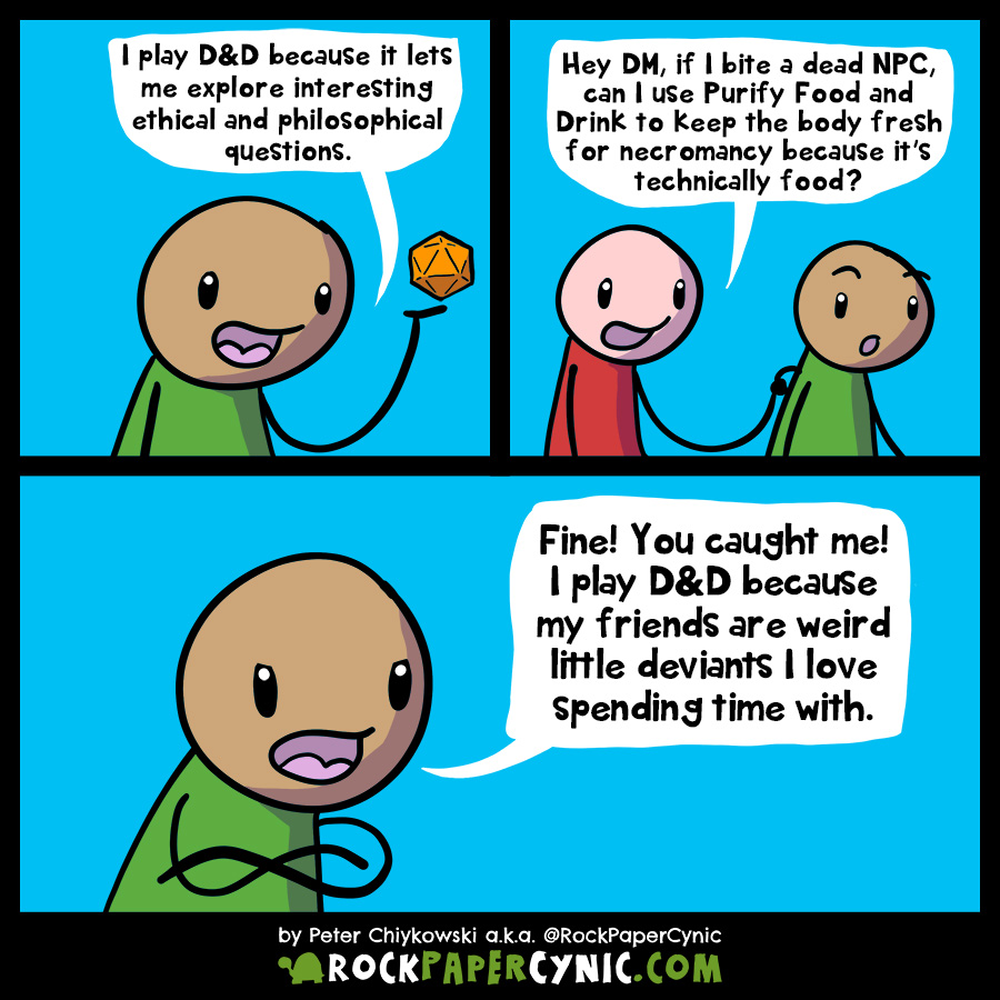 Why I play D&D a Dungeon Master explains why they really play D&D